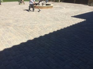 paver sealing circle driveway 