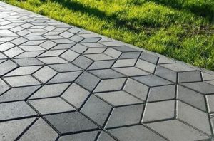 stamped concrete vs pavers