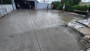 Concrete driveway overlay 