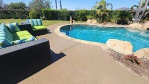 Pool deck grout and joint restoration