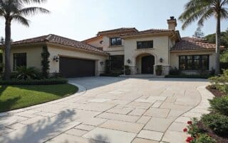 flagstone pool deck backyard remodeling 